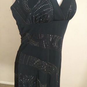 Black Glitter Dress